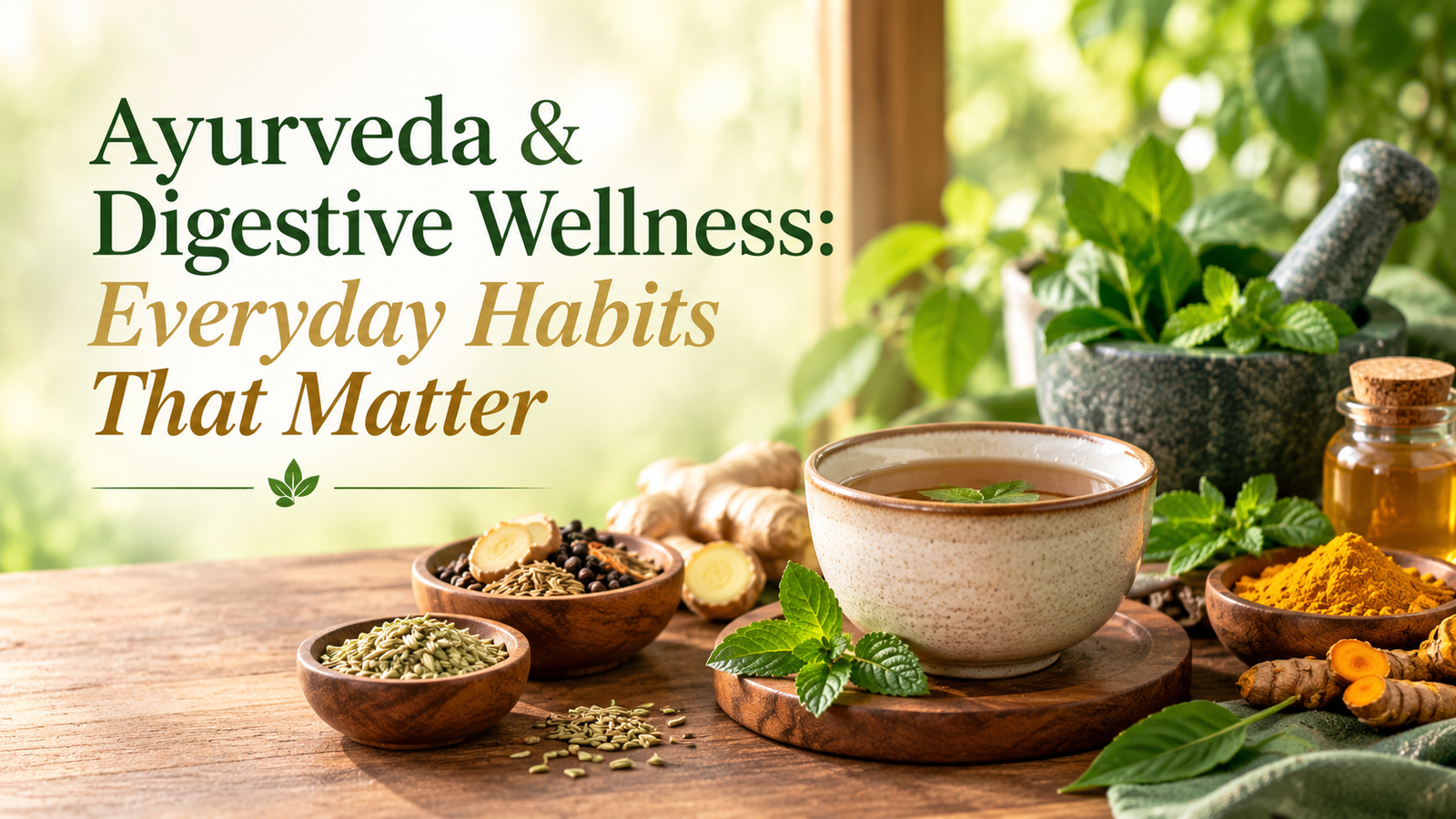 Ayurvedic approach to digestive wellness